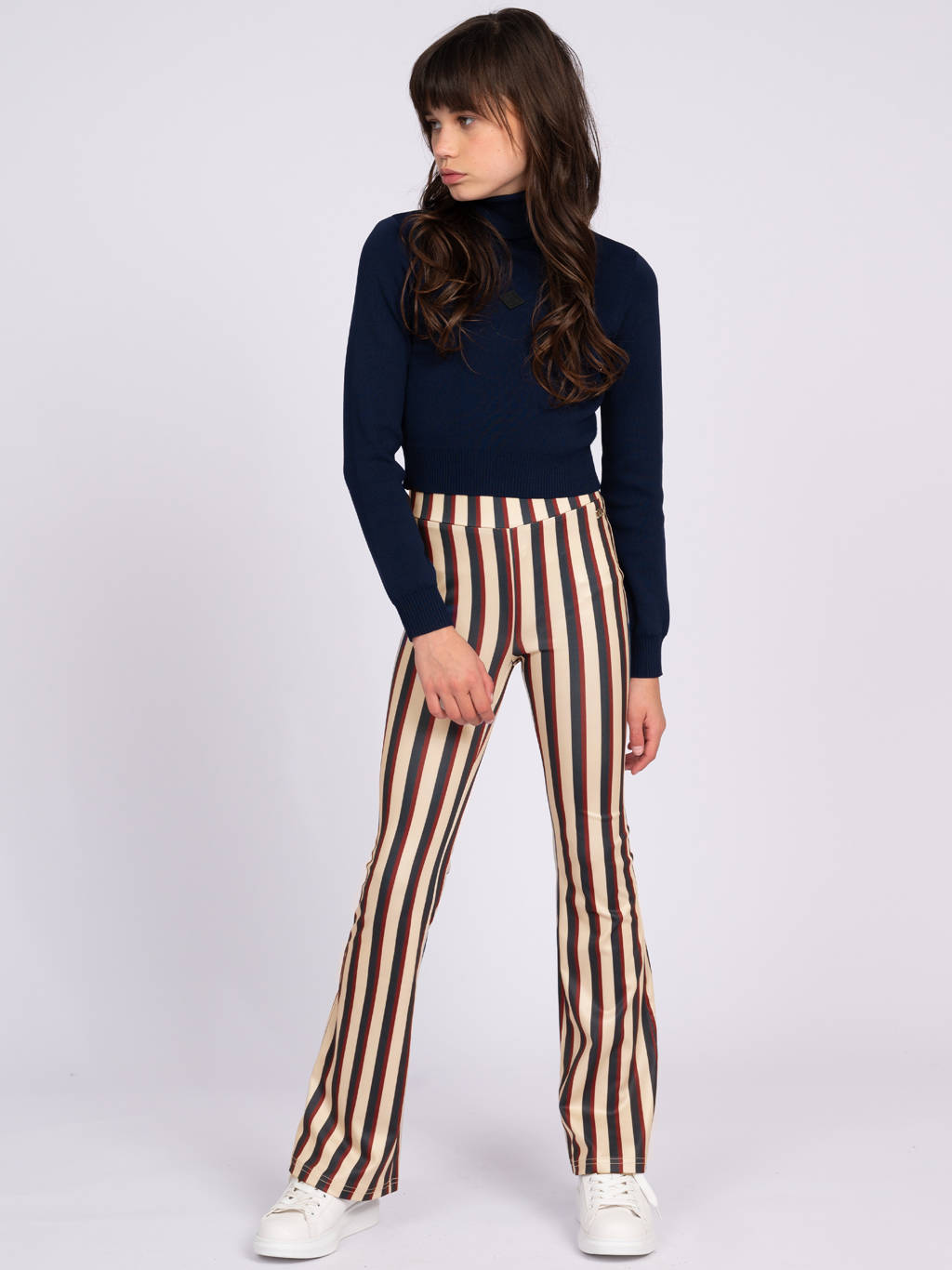 NIK&NIK flared broek ecru