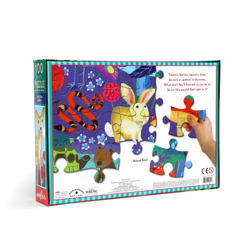 Puzzle - La Vie sur Terre - 100 pièces
