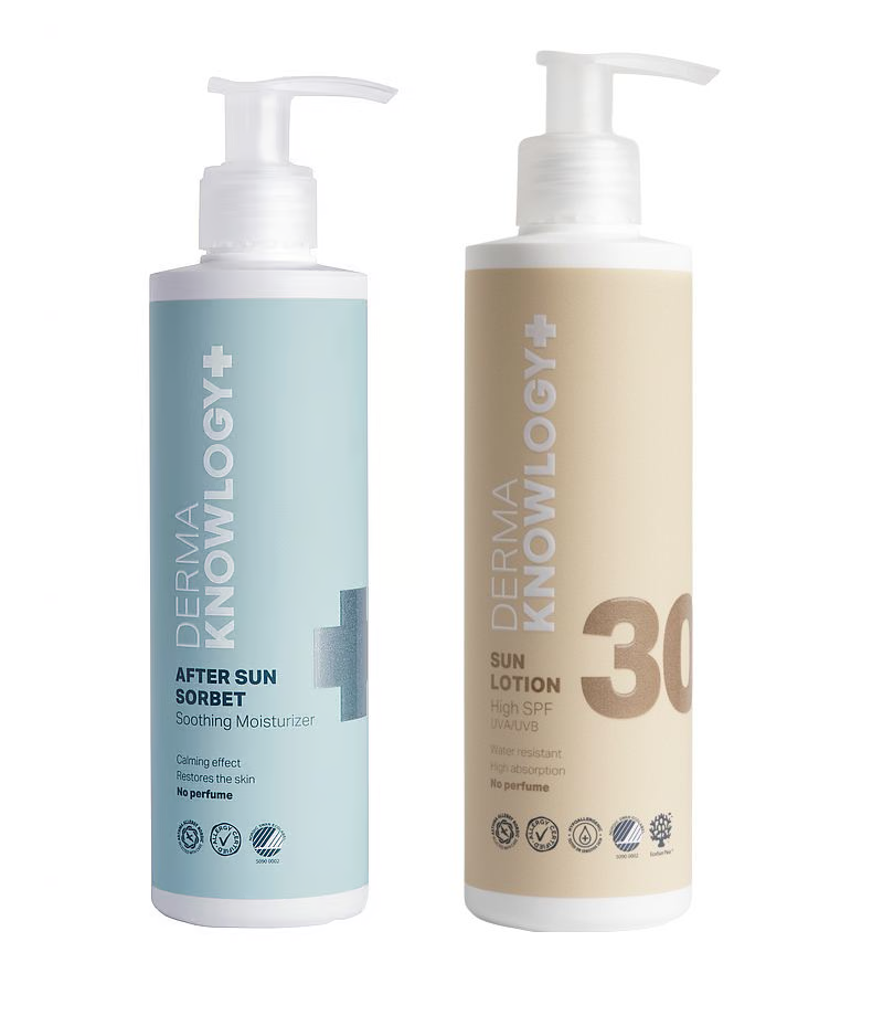 DERMAKNOWLOGY- SUN30 Sun Lotion SPF 30 200 ml + SUN After Sun Sorbet 200 ml - Solcreme
