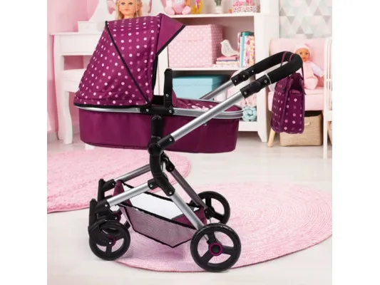 Bayer 18467AA, Dukkebarnevogn, Bordeaux, Baby doll, Barn, Pige, 52 cm