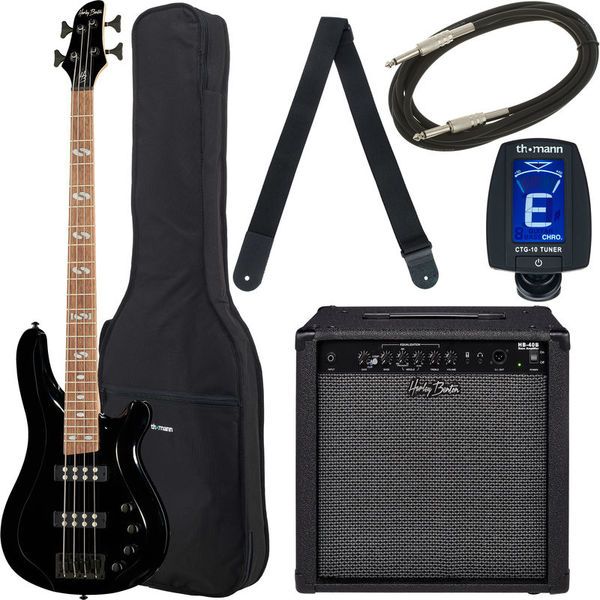 Harley Benton B-450 Black Bundle 2