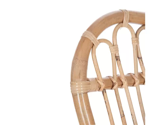 Fauteuil à Bascule en Rotin 