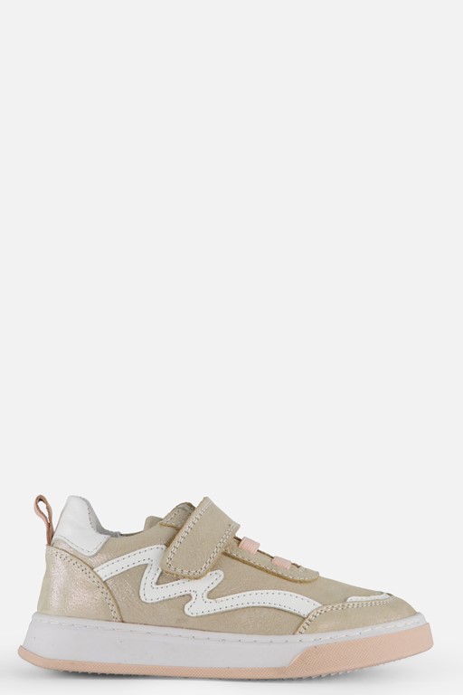 Muyters Velcro Sneakers goud Leer