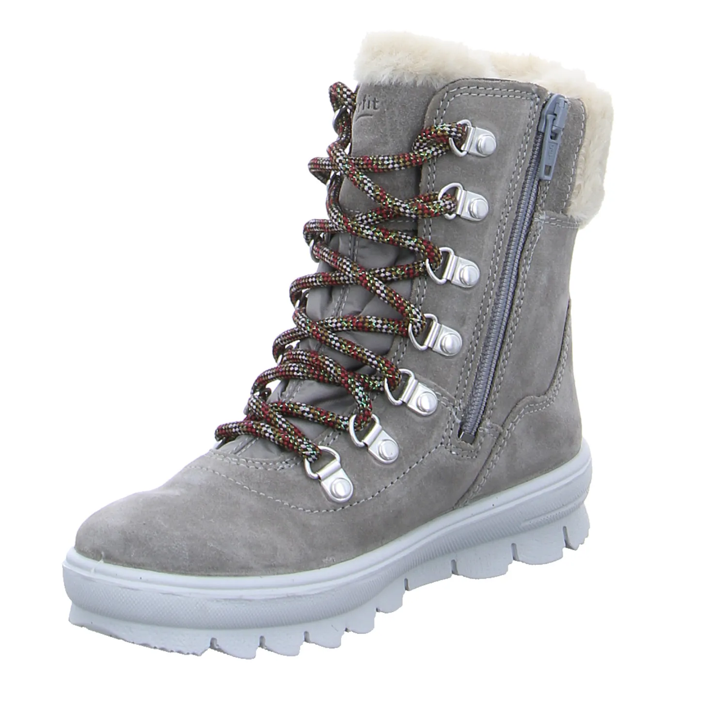 SUPERFIT Kleinkinder-Winterstiefel Taupe Textil  Stiefel