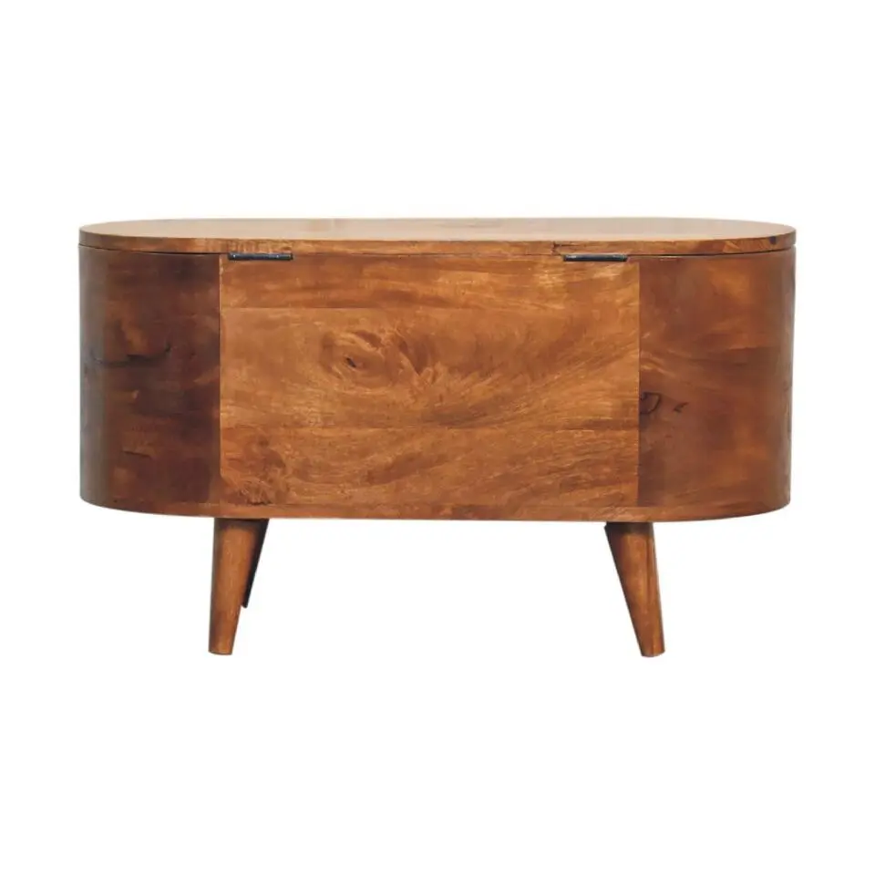 Massief Houten Kastanjendoos Dressoir