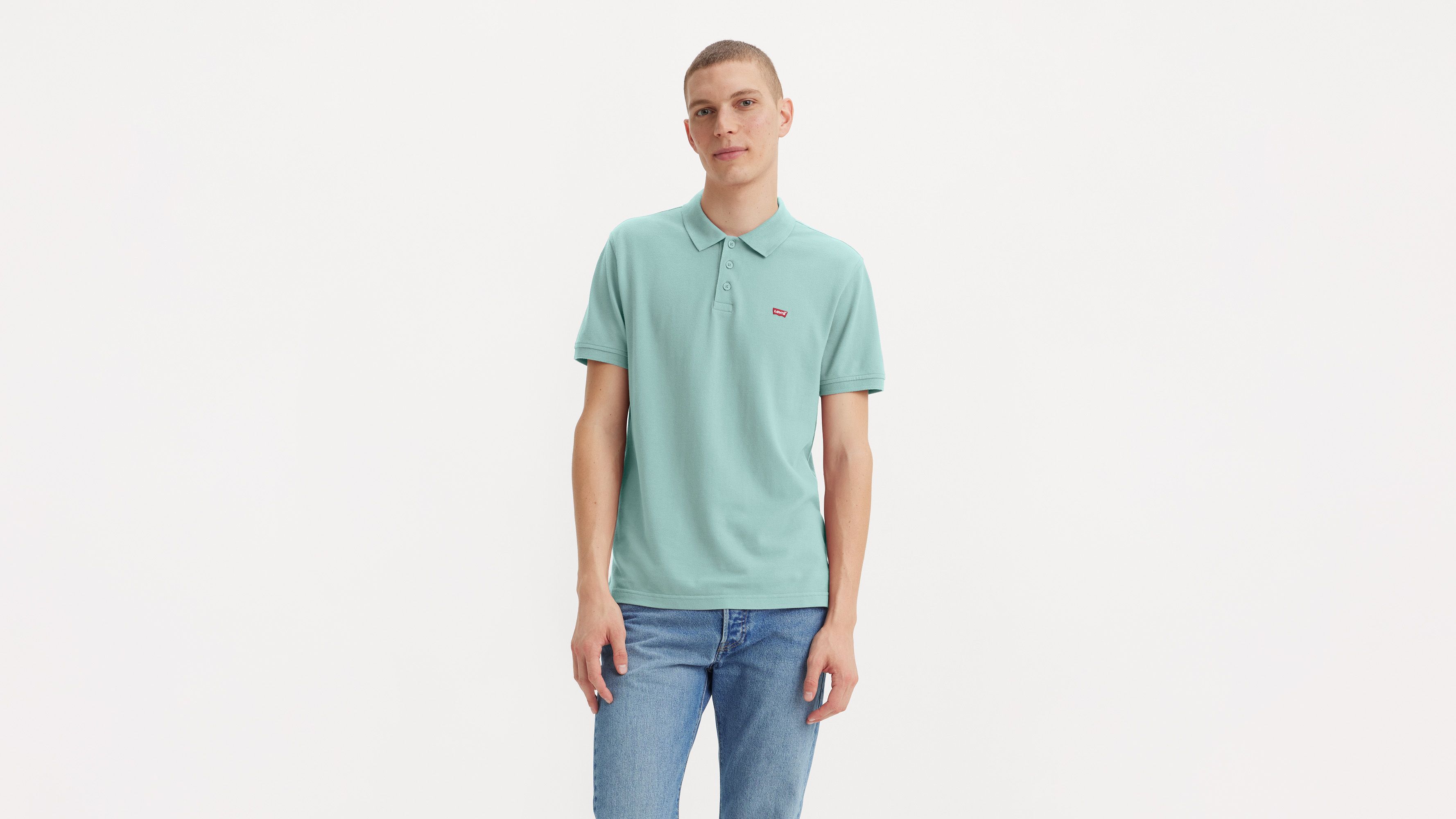 Housemark Polo Shirt - Aquifer - Green