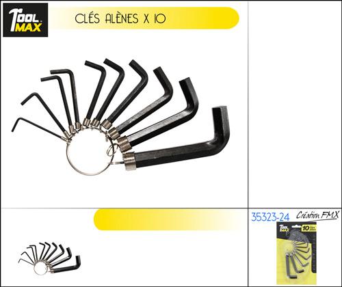 CLES ALLEN X10 PIECES