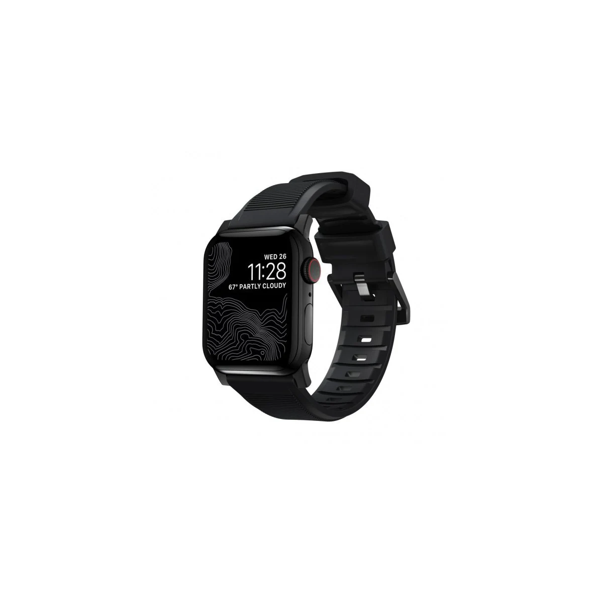NOMAD Apple Watch 38/40/41mm Armbånd Rugged Band Svart