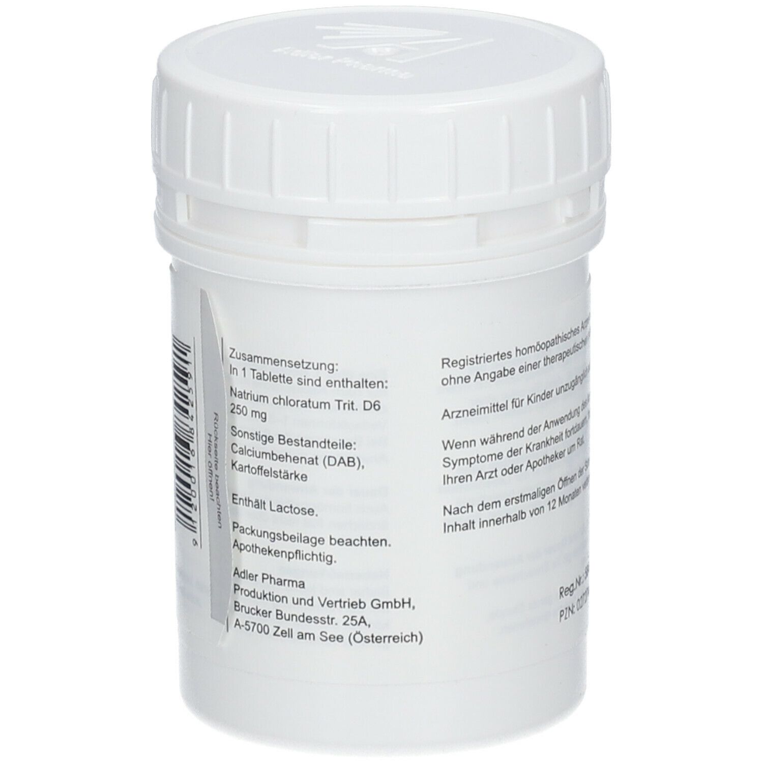 Adler Pharma Natrium chloratum D6 Biochemie nach Dr. Schüßler Nr. 8