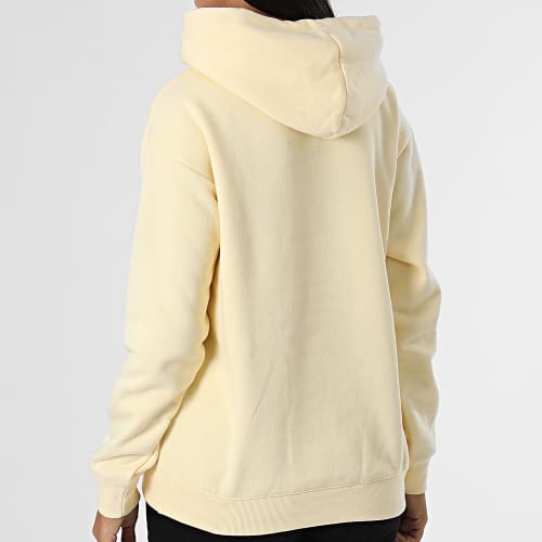 Sweat Capuche Femme 115477 Jaune