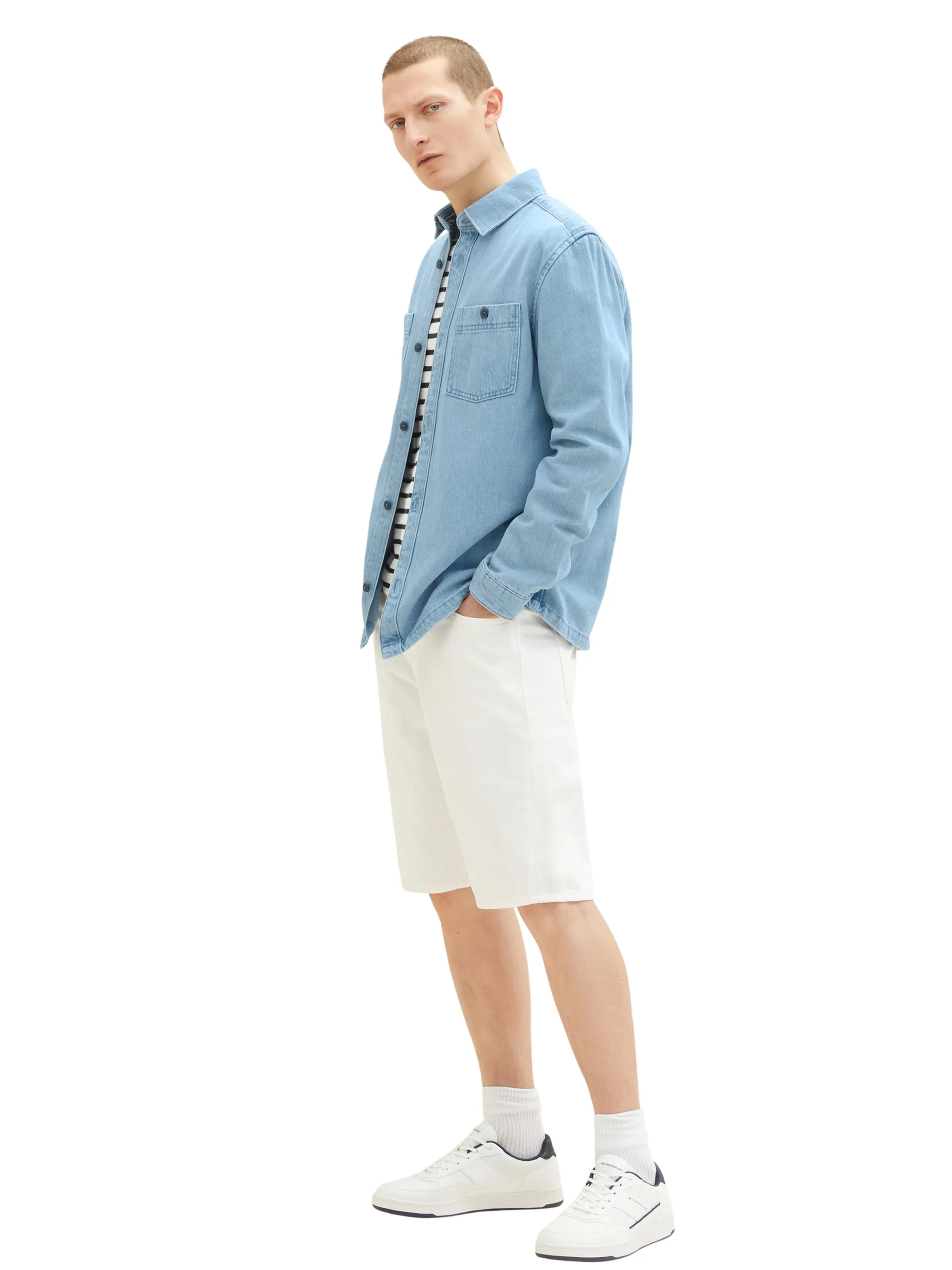 Herren Jeanshemd