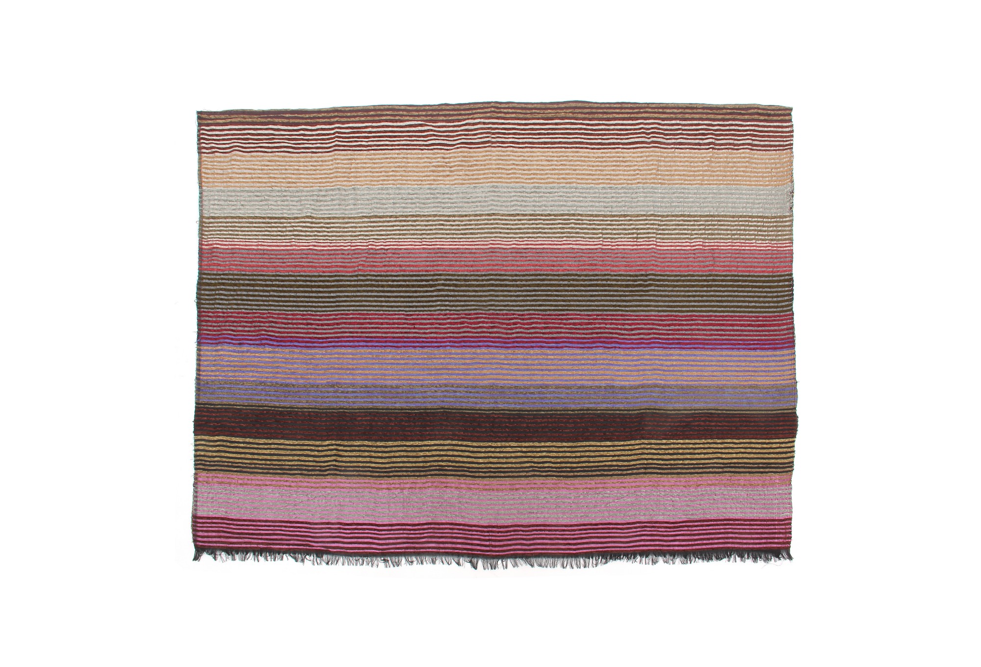 Decke aus Sabra, oliv, T 300 cm, B 200 cm von fischer's lagerhaus