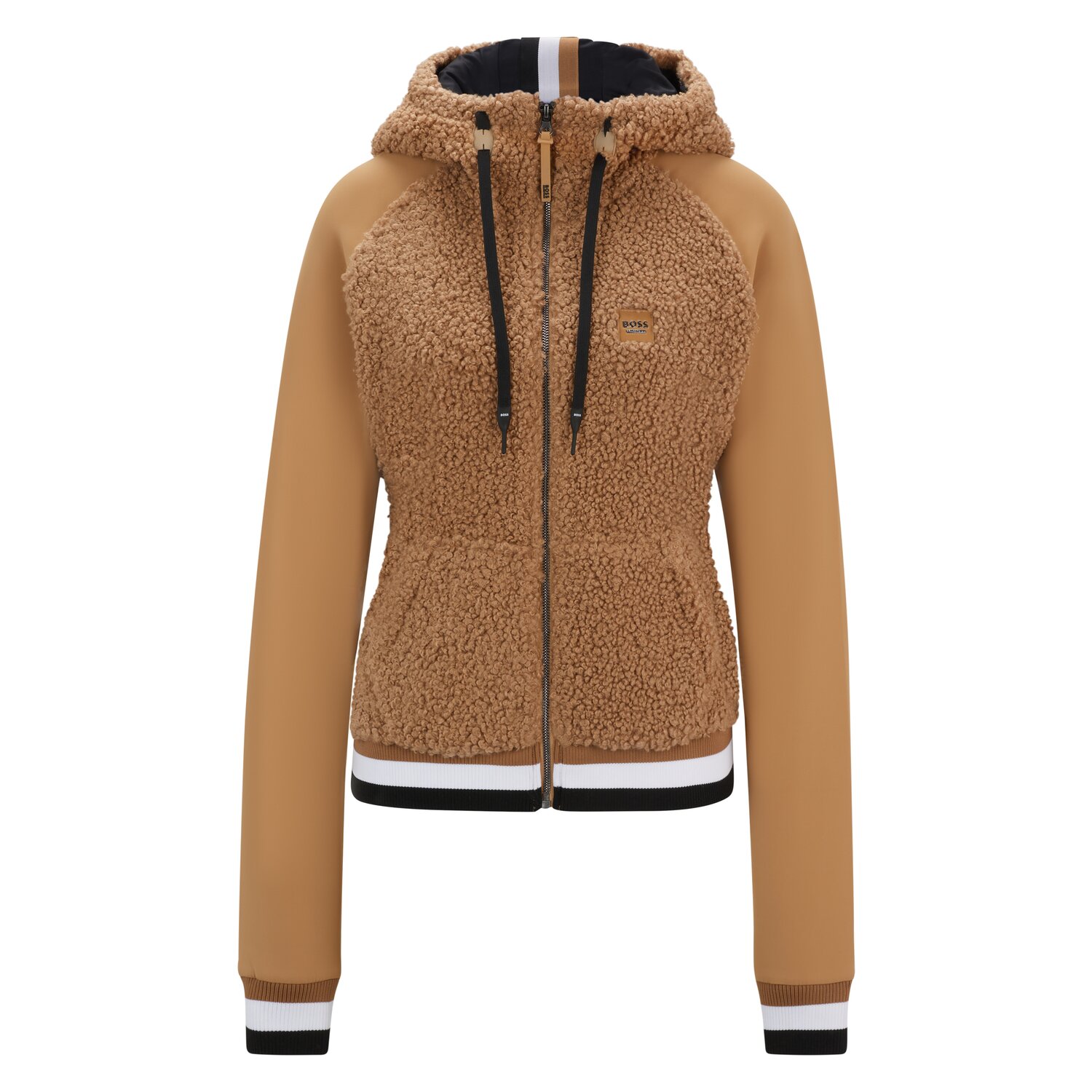BOSS EQUESTRIAN Hybrid-Zip-Hoodie Riva  - camel