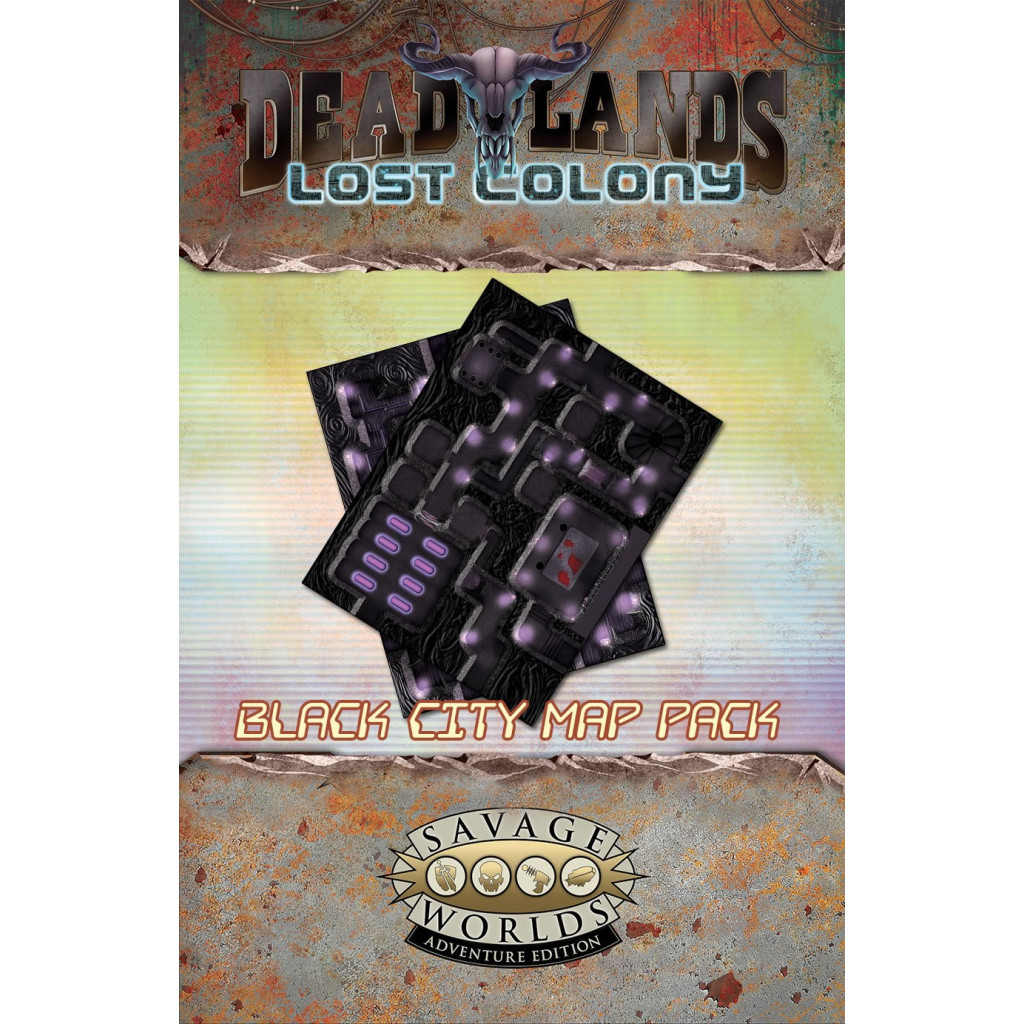Deadlands Lost Colony - Black City Map