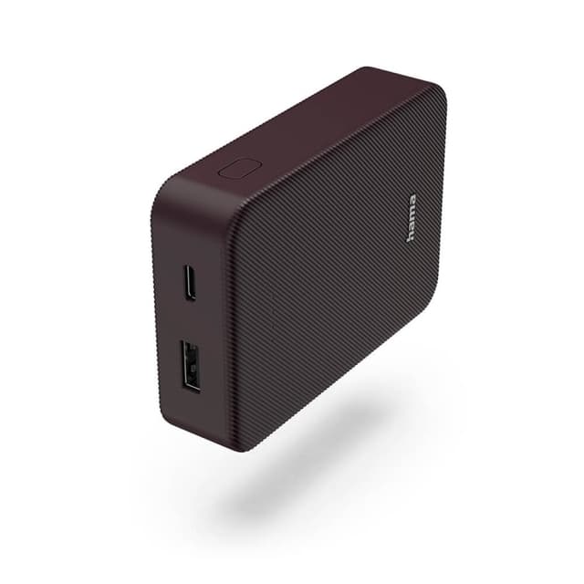 Hama Powerbank Colour 10 10000mAh USB-C+USB-A Plum