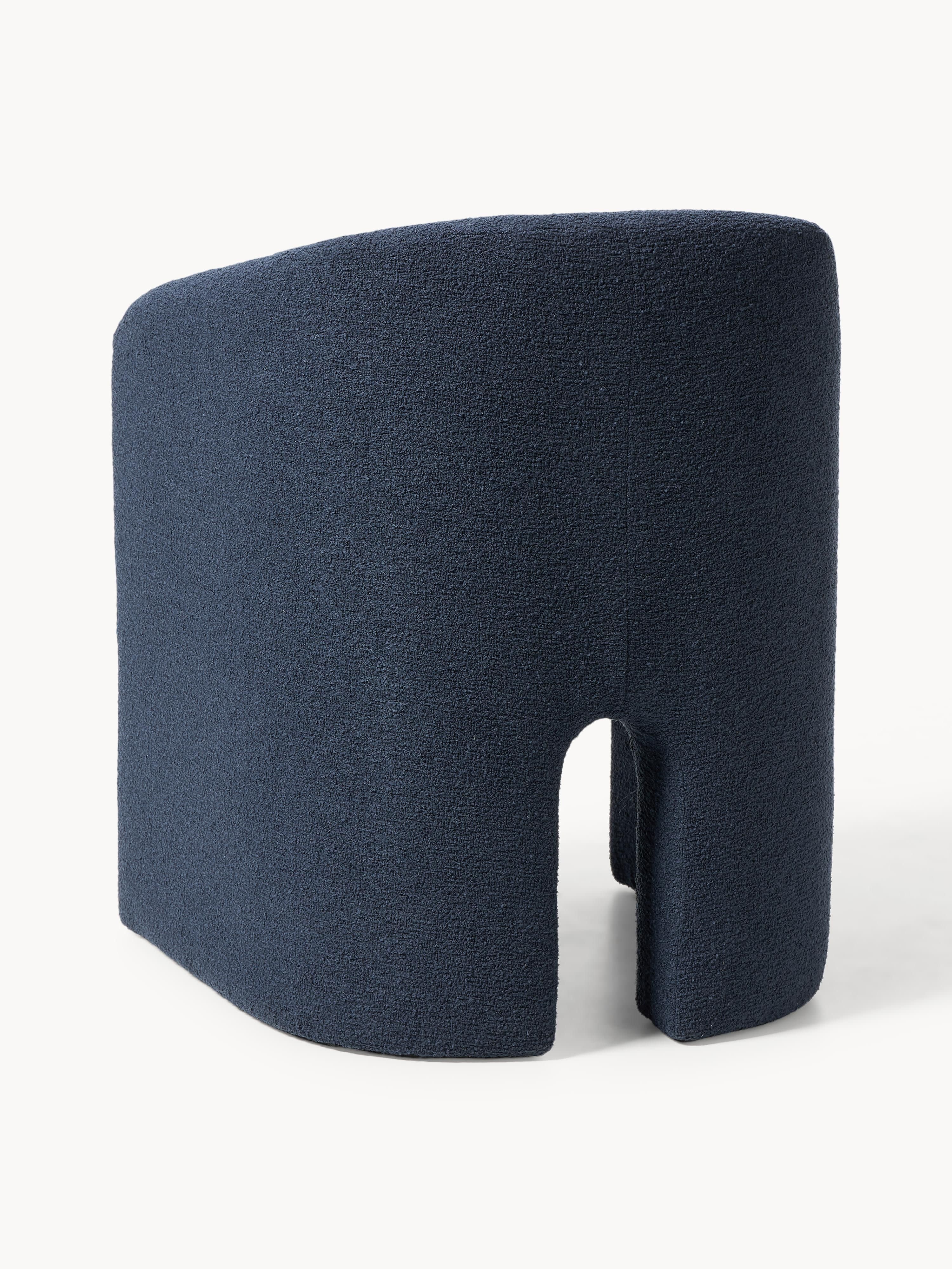 Bouclé armstoel Mairo