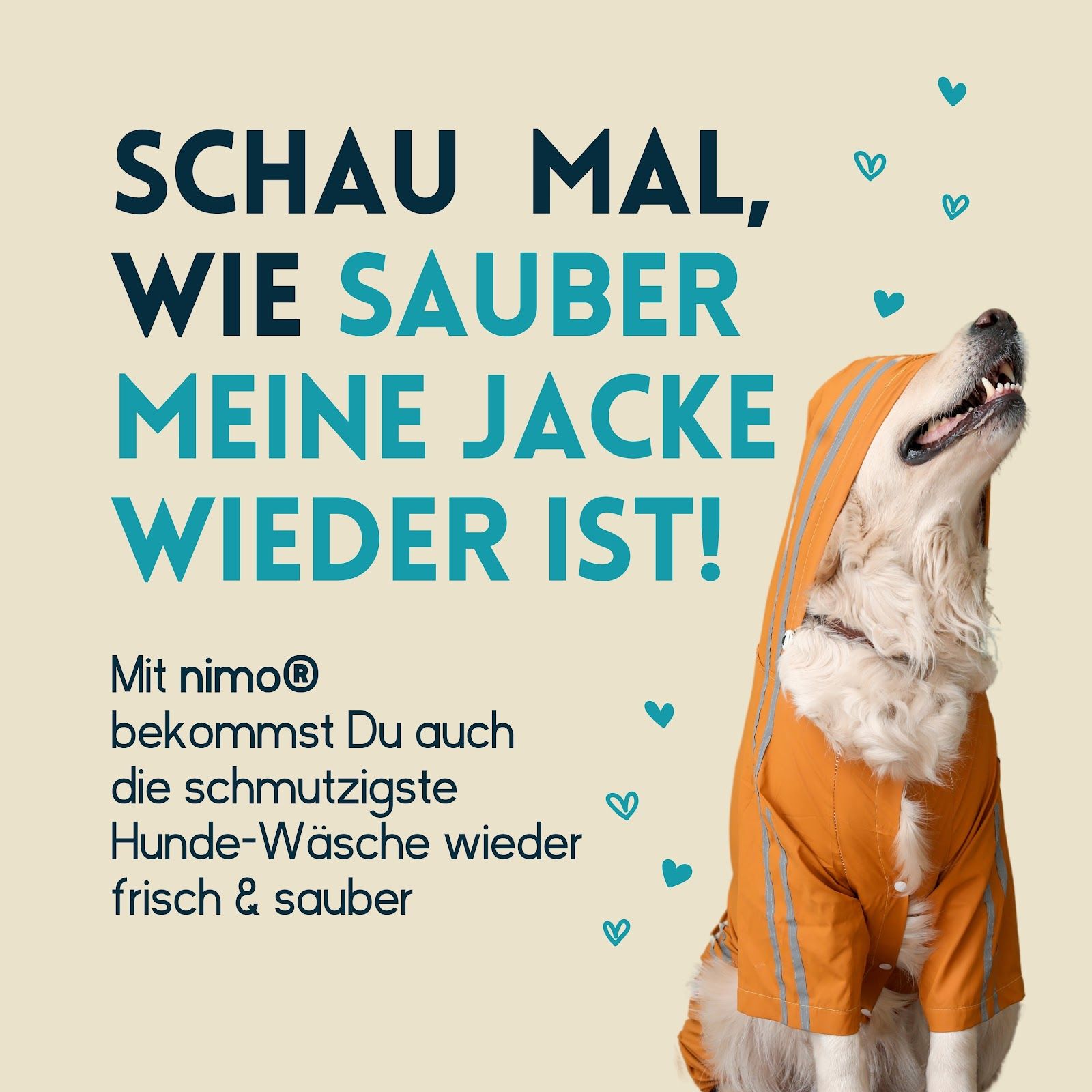 nimo Waschmittel für Hundebekleidung