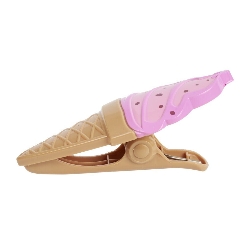 Lot de 2 clips serviette forme glace