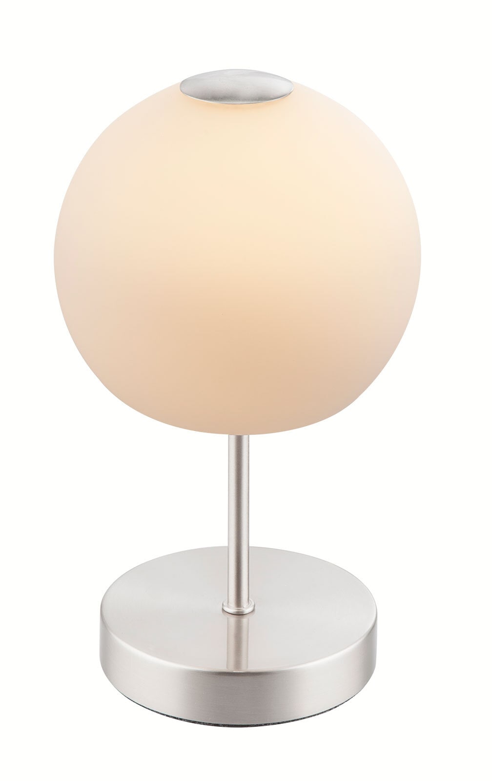 GLOBO LED Tischlampe TRUDE 27,5 cm nickelfarbig
