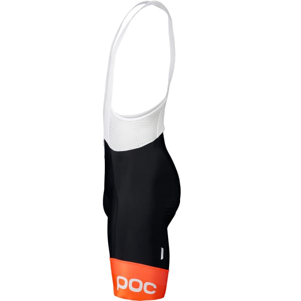 Cuissard vélo POC ESSENTIAL ROAD VPDS BIB SHORTS URANIUM BLACK/HYDROGEN WHITE