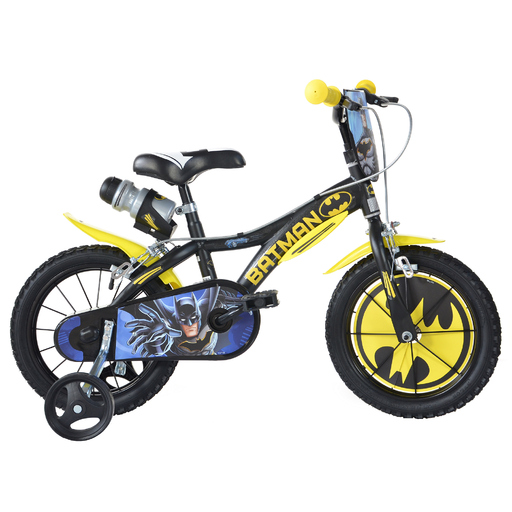 Bicicleta infantil Batman de 16 polegadas para crianças de 5 a 7 anos