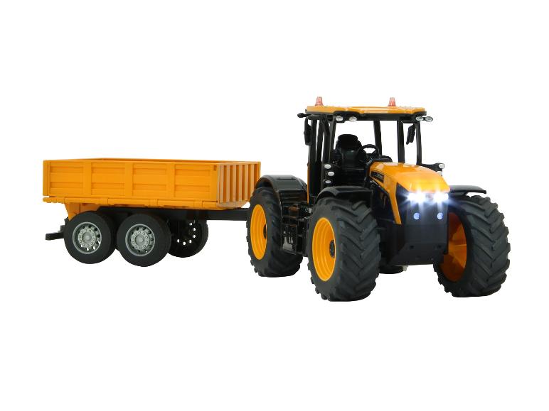 Tractor met kiepwagen