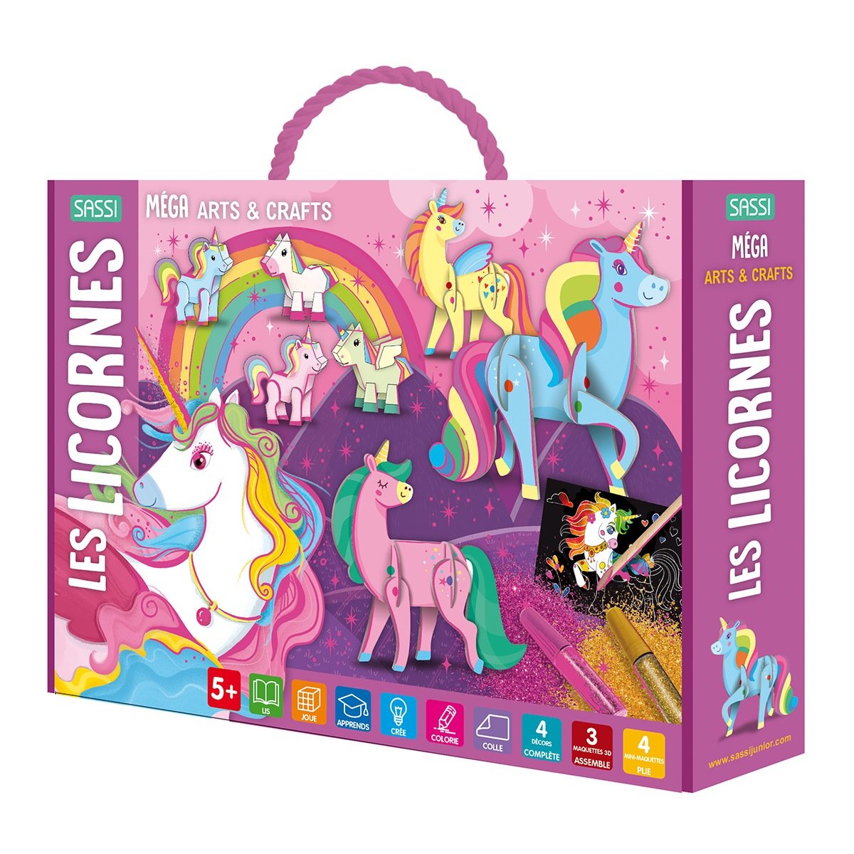 Coffret Mega Arts et Crafts Les licornes