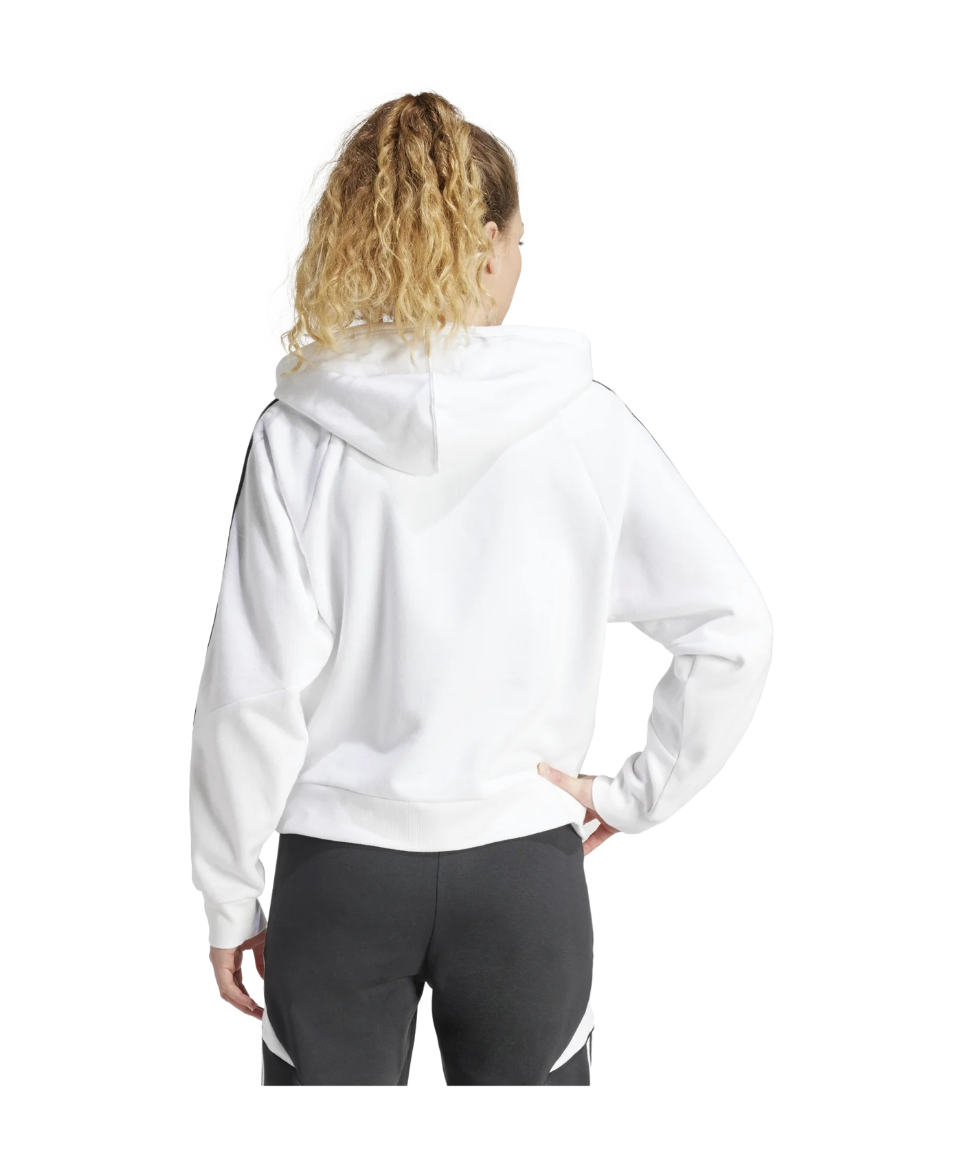 adidas Tiro 24 Hoody Damen Weiss Schwarz