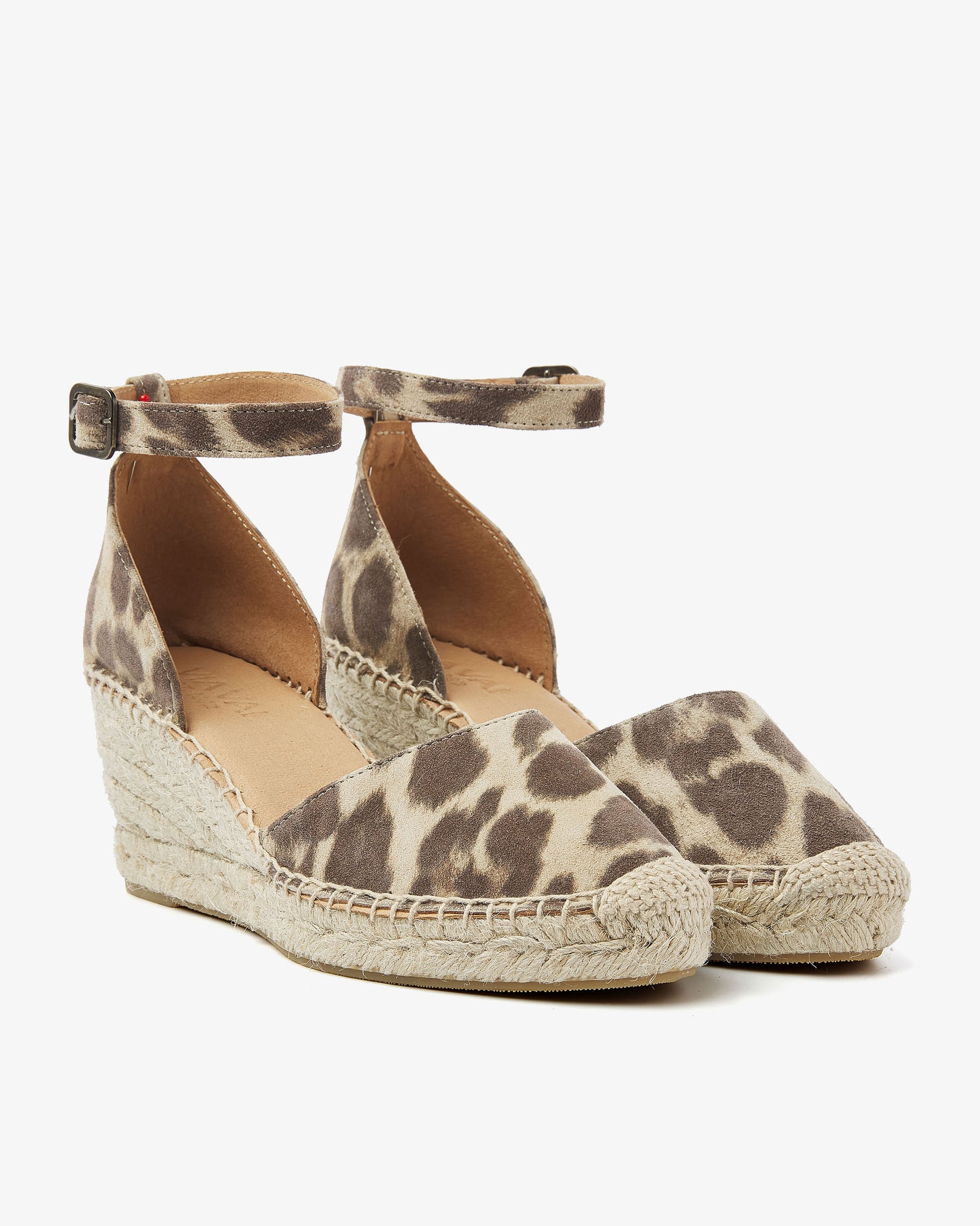VIA VAI luipaardprint espadrilles Flora Braid