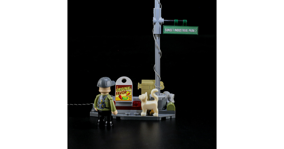 LumibricksStreet Fusion - Chili Dog Trailer Constructiespeelgoed  (F9046)