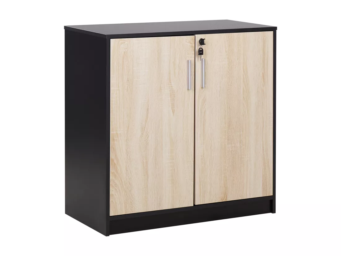 Meuble de rangement ZEHNA Marron/noir