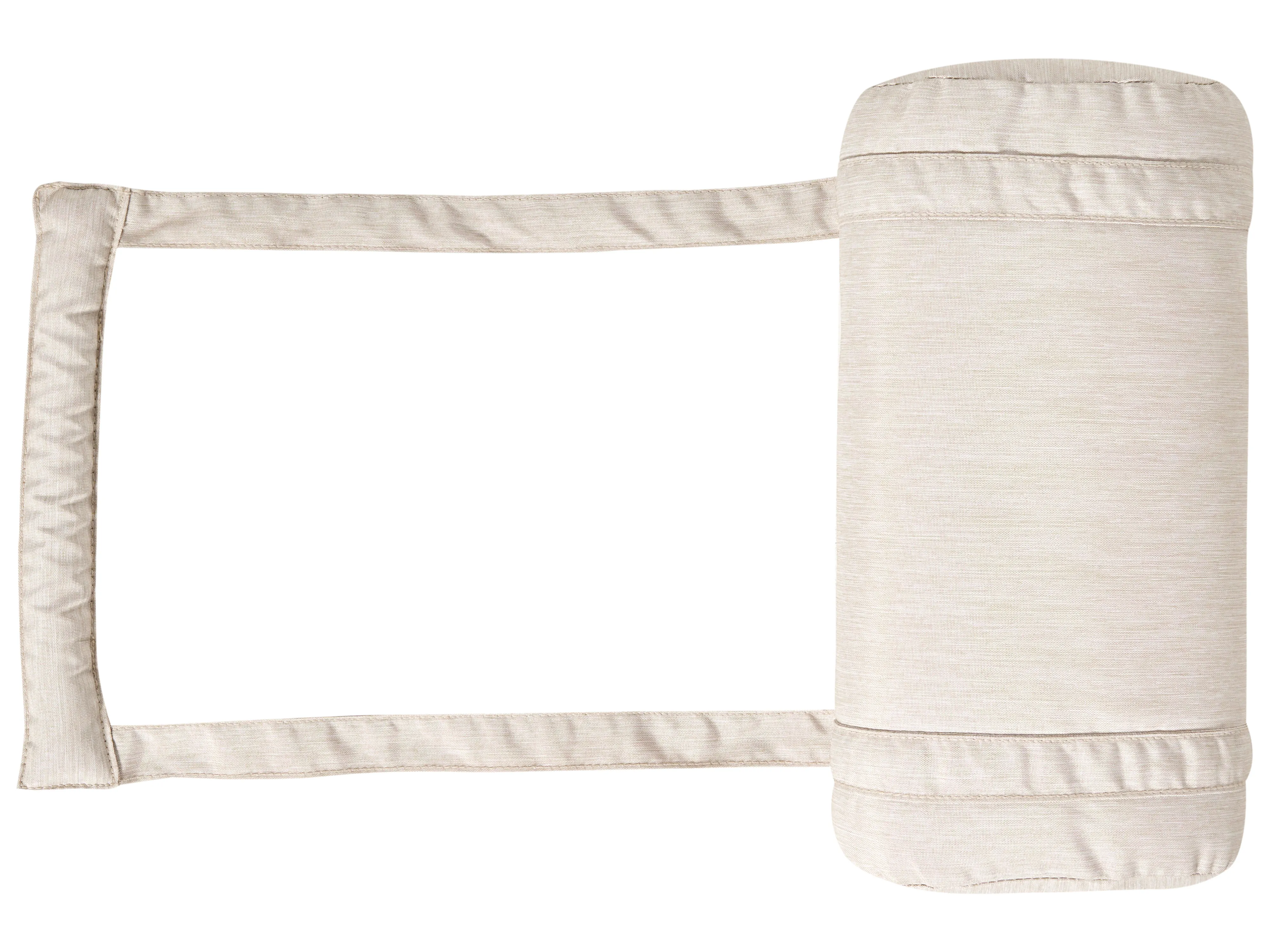 Ligstoel met kussen BRESCIA PREMIUM Acaciahout Lichtbeige