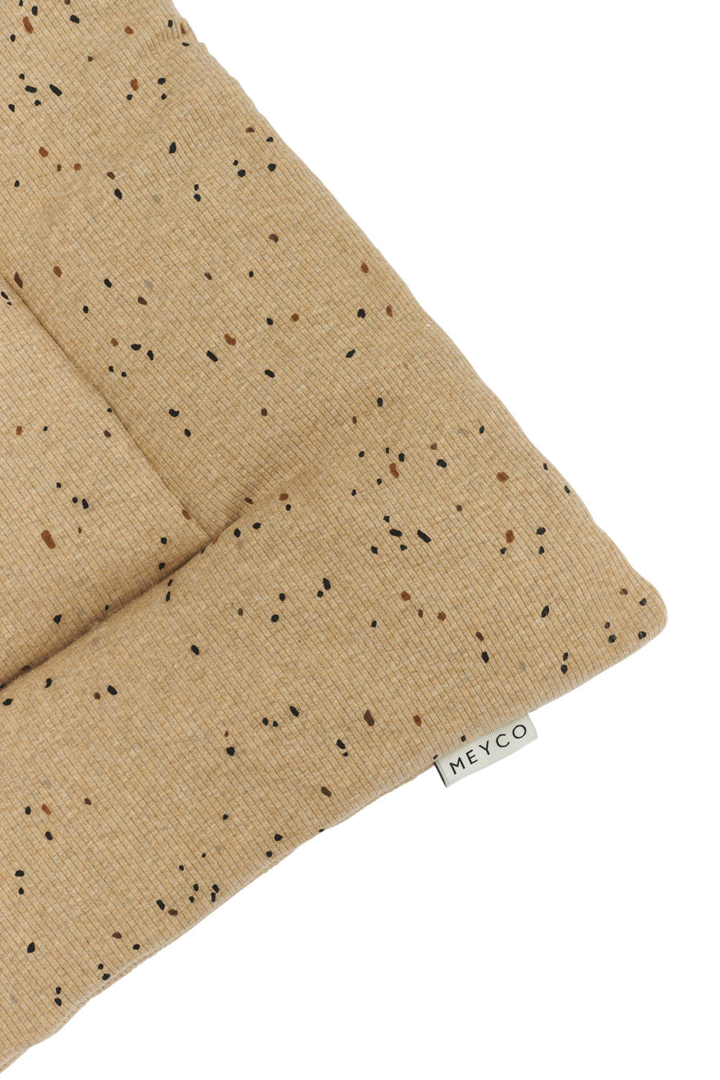 boxkleed Rib Mini Spot toffee melange