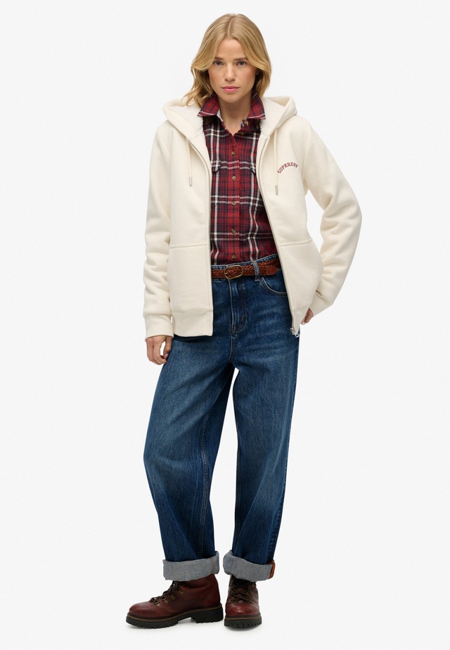 Superdry Kapuzensweatjacke »BORG LINED ZIPHOOD«