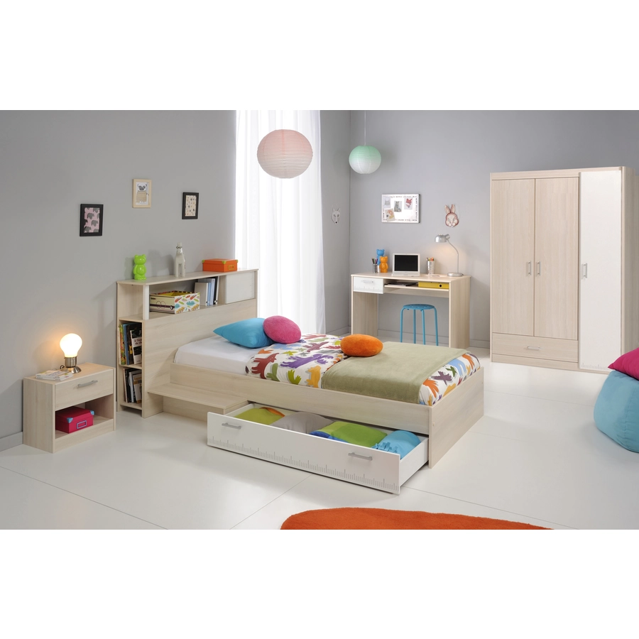 Parisot Kinder- und Jugendzimmer 6-tlg. Charly 10 Akazie-Weiß Akazie  Weiß