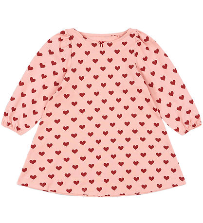 Konges Sløjd Kleid - Drei - Liebe Rouge m. Herzen