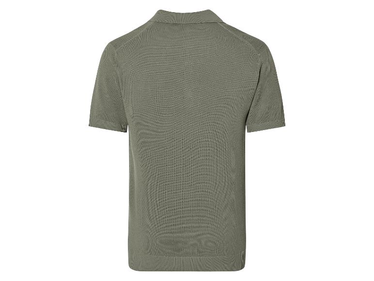 Gebreid heren poloshirt