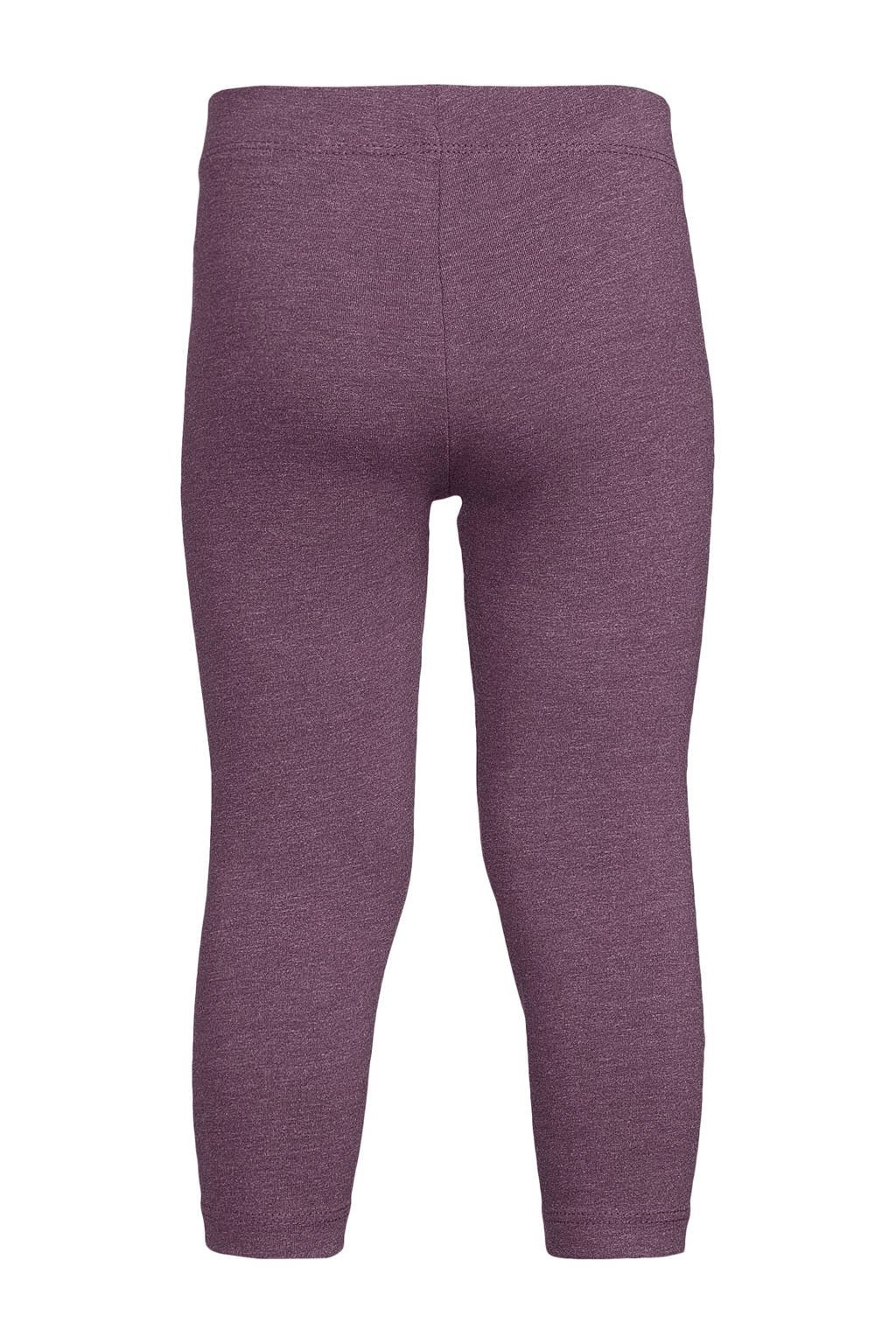 anytime capri legging paars melange