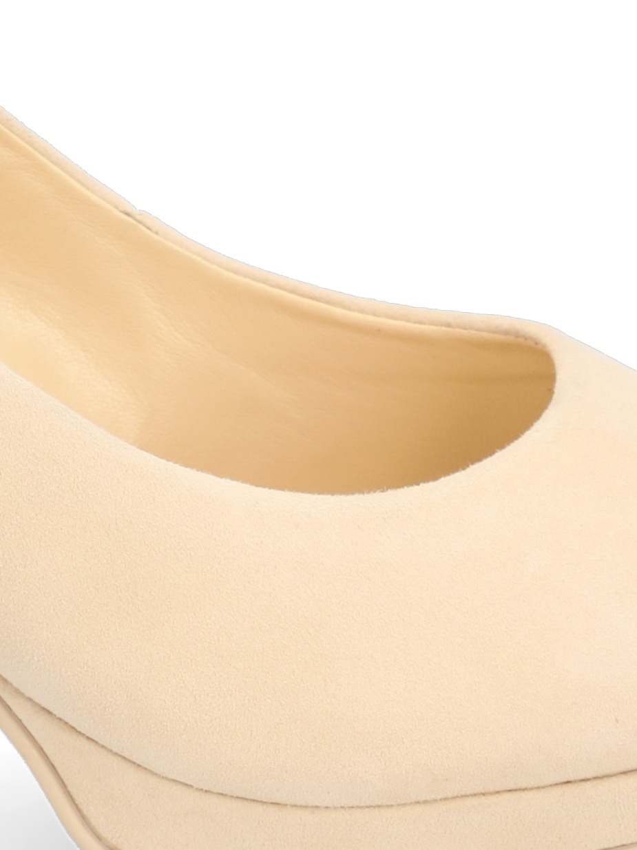 Veloursleder Pumps