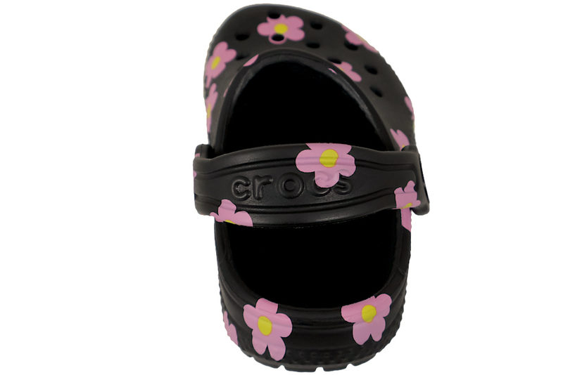 CROCS CLASSIC FLOWER CLOG S I SORT GUMMI