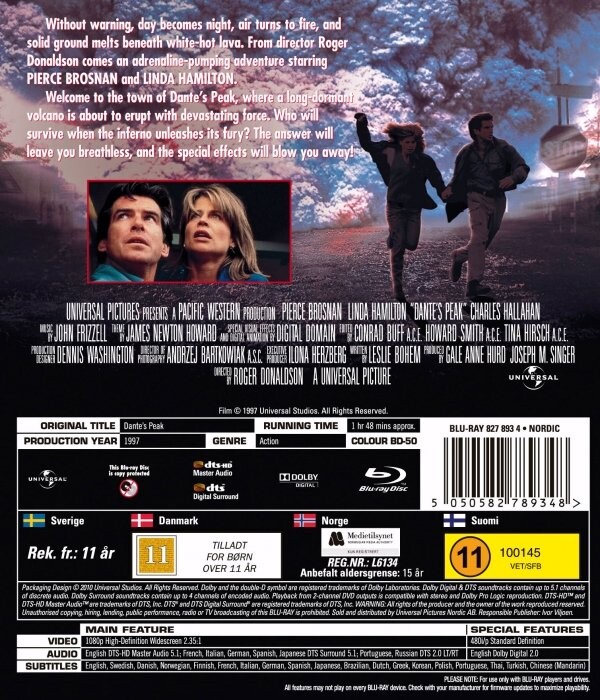 Dantes Peak - Blu-Ray