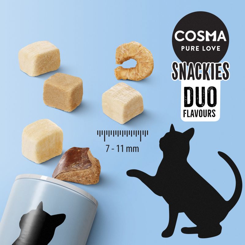 Lots économiques Cosma Snackies DUO 2 en 1