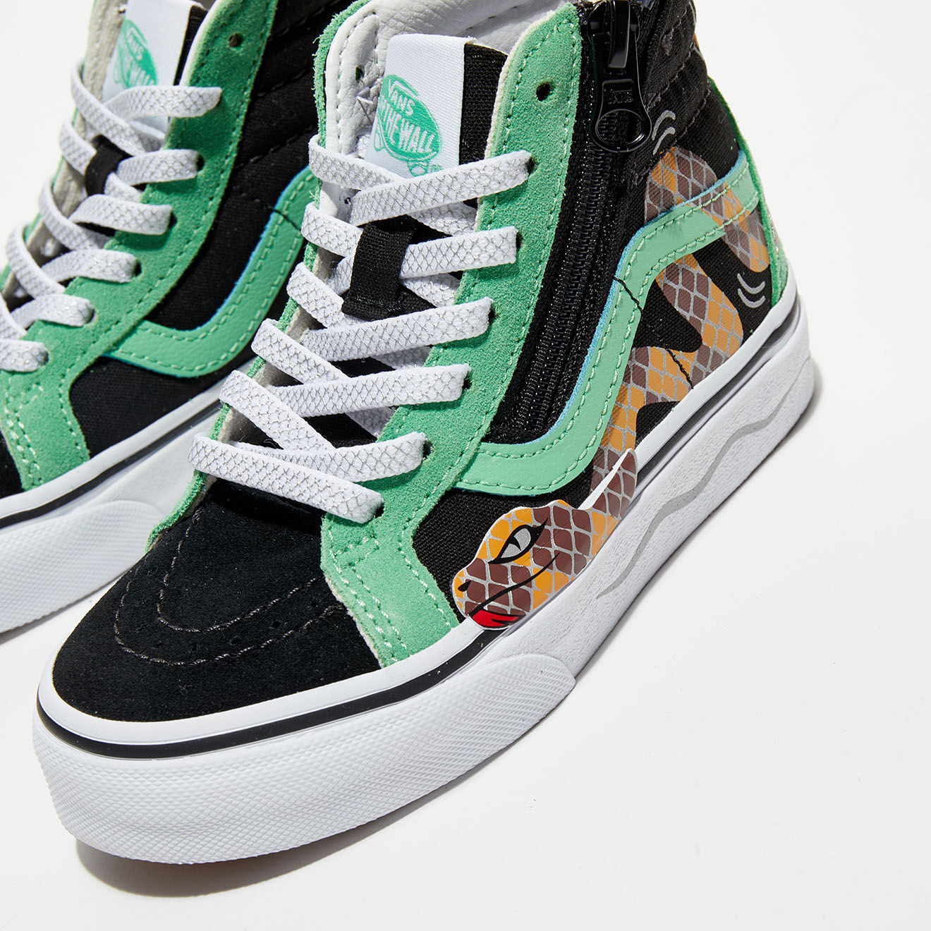 Vans Baskets SK8-Hi Reissue Side Zip S noir/vert