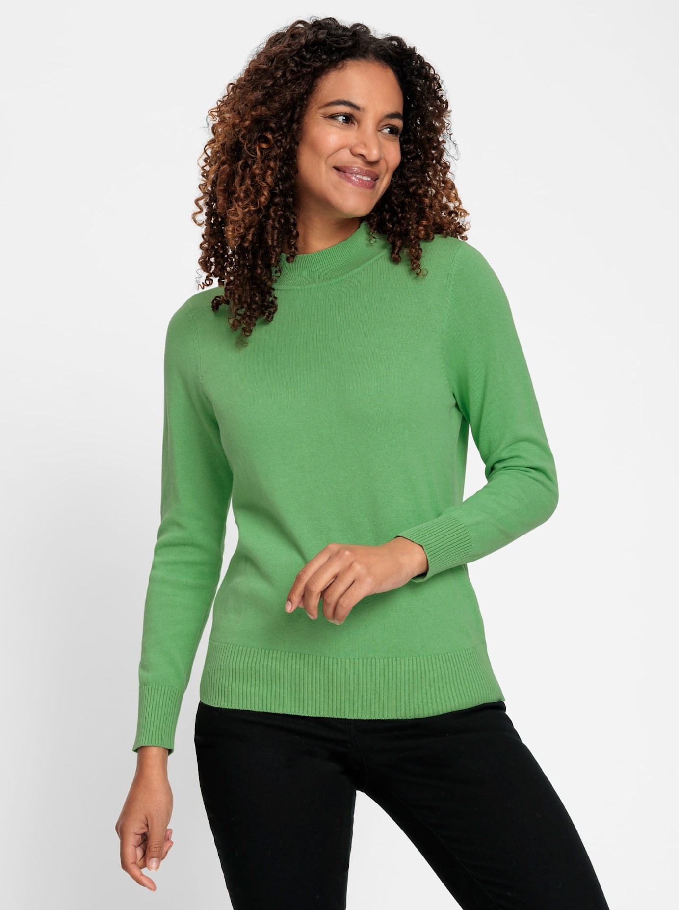 Casual Looks Stehkragenpullover »Pullover«