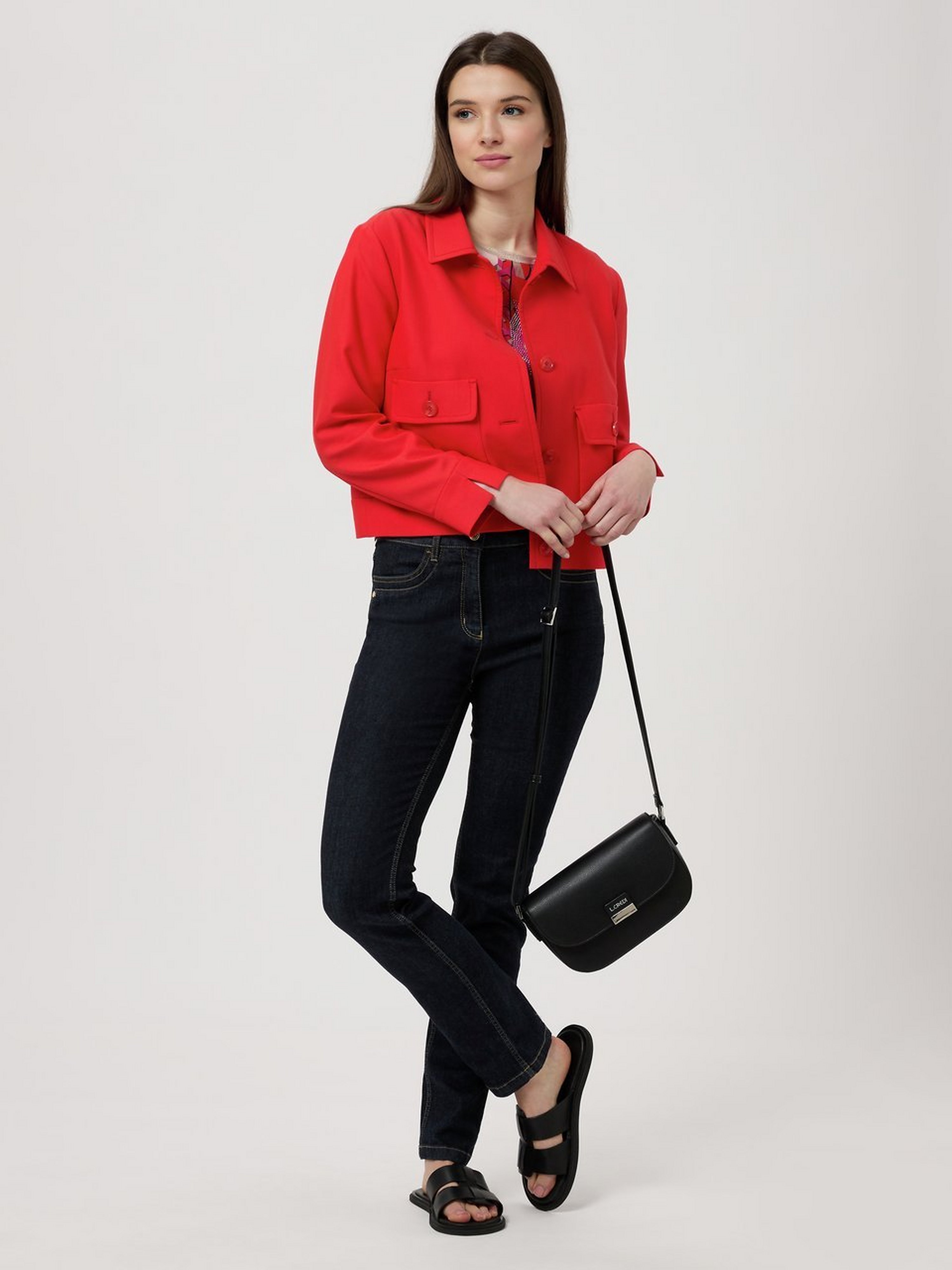 Blusen-Shirt mit 3/4-Arm