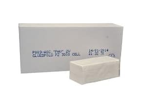 Håndklædeark Pristine Extra Soft V-Fold 2-lag L23xB21xD11.5cm Nyfiber Hvid,15 pk x 200 stk/krt