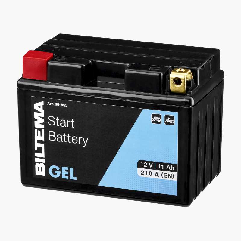 MC-batteri gelé, 12 V, 11 Ah, 151 x 87 x 110 mm