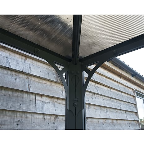 Palram - Canopia Palermo pavillon 3000 - antracitgrå