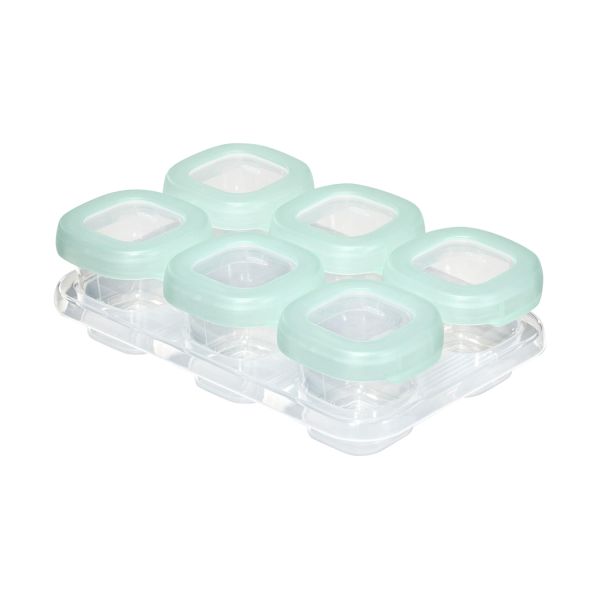 OXO Tot Zesdelige set diepvriesdoosjes (6x60 ml) - Opal