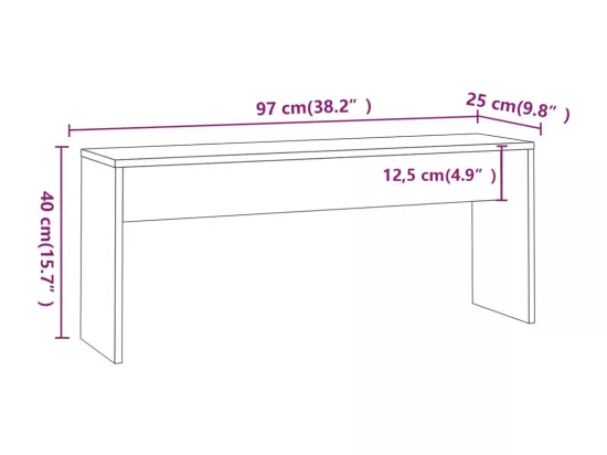 Ensemble à manger 3 pcs Chêne marron Bois d'ingénierie